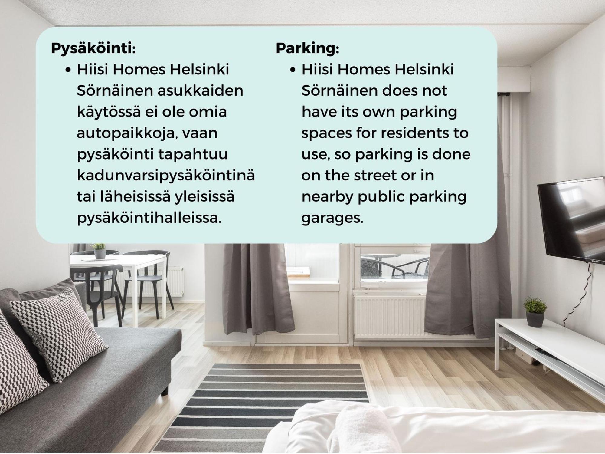 Apartment Hiisi Homes Soernaeinen Helsinki